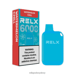 Relx Australia Perth - RELX Crush Pocket 6000 Icy Watermelon Chill 8T60168
