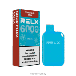 Relx Australia - RELX Crush Pocket 6000 Icy Sour Plum Cola 8T60163
