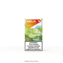 Relx Australia Store - RELX Pod Pro 2 - 3 Pods Green Grapes 8T60118