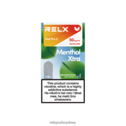 Relx Australia Sydney - RELX Pod Pro 2 - 3 Pods Menthol Xtra 8T60101