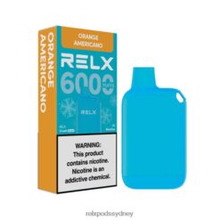 Relx Canberra - RELX Crush Pocket 6000 Icy Orange Americano 8T60159