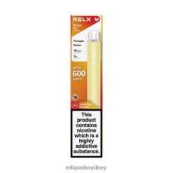 Relx Vape Pods Sydney - RELX MagicGo GA600 Pineapple Passion 8T6039