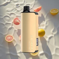 Alibarbar Ingot 9000 Puffs 22ml Pink Lemon Disposable Vape LED Display