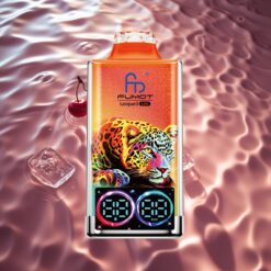 Fumot Leopard 40K Puffs Dual Mesh Cherry Ice Digital Tube Oil Power Display Type-C Charging