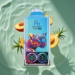Fumot Leopard 40K Puffs Dual Mesh Peachy Mango Pineapple 700mAh Type-C Digital Display