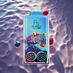 Fumot Leopard 40K Puffs Dual Mesh Type-C Blueberry Raspberry Disposable Vape