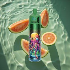 Fumot RandM Tornado 30000 Puffs 30mL Watermelon Cantaloupe 5% LED Display
