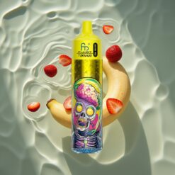 Fumot RandM Tornado 30000 Puffs Banana Strawberry 30mL 5% 600mAh LED