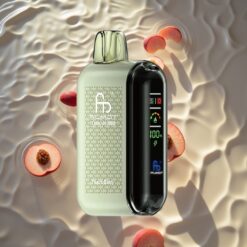 Fumot Tornado 20000 Puffs Dual Mesh Peach Berry Smart Display Rechargeable