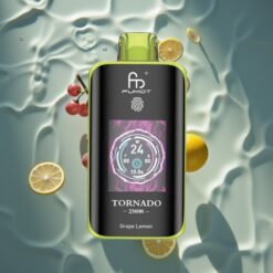 Fumot Tornado 25000 Puffs HD Screen 700mAh Grape Lemon