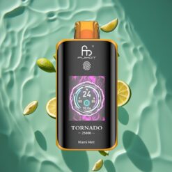 Fumot Tornado 25000 Puffs HD Screen 700mAh Rechargeable Miami Mint