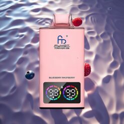 Fumot Tornado 35K Disposable Vape Blueberry Raspberry Dual Mesh Coil RGB Lights USB-C