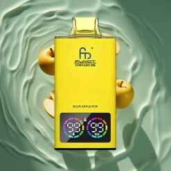 Fumot Tornado 35K Disposable Vape Sour Apple Pop Dual Mesh RGB Fast Charging USB-C