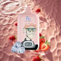 Fumot Tornado Digital Box 12000 Puffs Strawberry Ice 20ml Mesh 550mAh Type-C