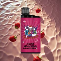 IGET Bar 3500 Puffs Cherry Strawberry Dragon Fruit 1400mAh Mesh Coil PC+ALU