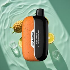IGET Moon K5000 Puffs Pineapple Kiwi Ice Disposable Vape PC Mesh Coil 1.35 Ohm