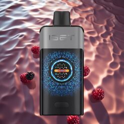 IGET ONE 12000 Puffs Disposable Vape Blackberry Cherry Pomegranate Large Curved Color Screen 2700mAh