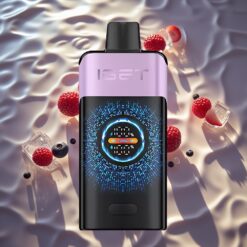 IGET ONE 12000 Puffs Disposable Vape Mixed Berries Ice with Large Curved Color Screen & Turbo Mode