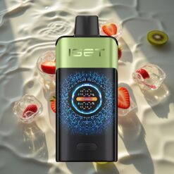 IGET ONE 12000 Puffs Disposable Vape Strawberry Kiwi Ice with Large Curved Color Screen & Turbo Mode