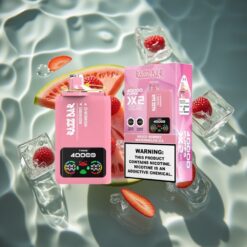 Razz Bar 40000 Puffs Disposable Vape Power Screen Mixed Berries & Watermelon Ice