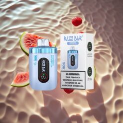 Razz Bar 50K Puffs Disposable Vape Raspberry Watermelon 650mAh Type-C 2% Nicotine