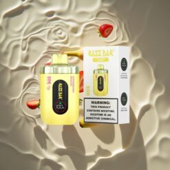 Razz Bar 50K Puffs Disposable Vape Strawberry Banana 1.0 Ohm Mesh 650mAh Type-C
