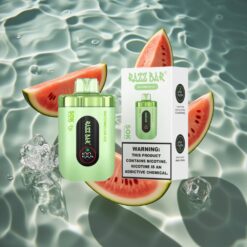 Razz Bar 50K Puffs Disposable Vape Watermelon Ice 650mAh Type-C Rechargeable