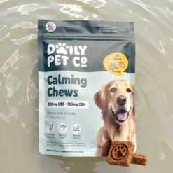 Daily Pet Co Calming Dog Chews, 60ct Hemp CBD & CBN