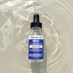 HHemp CBG+CBD Tincture “Rest” 2200MG Blueberry 1 fl oz