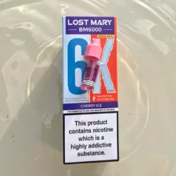 Lost Mary BM6000 6000 Puffs 12ml 20mg Cherry Ice Pods