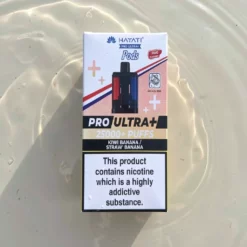 Hayati Pro Ultra+ 25K Puffs 20mg Kiwi Banana/Straw' Banana
